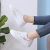 Embroidered Little White Shoes Women's 2024 Spring New Student Thick Sole Board Shoes Sports  Sneakers Women Platform Shoes