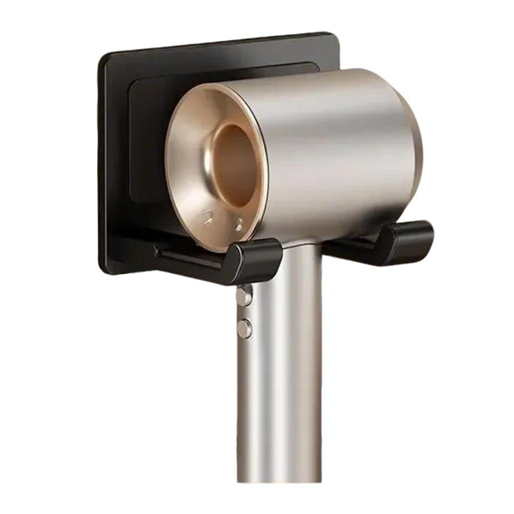 Элегантные прочные алюминиевые пластиковые самоклеящиеся настенные держатели для фена для легкой установки и снятия в ванных комнатах