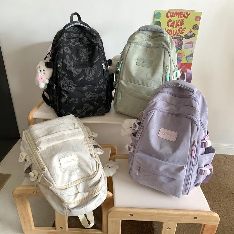 Школьная сумка для женщин и мужчин, студенческий рюкзак средней школы, рюкзак большой емкости