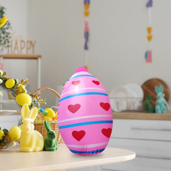 16" надувные пасхальные яйца украшения большие красочные ПВХ яйца украшения для двора газон сад весенняя вечеринка в помещении и на открытом воздухе декор
