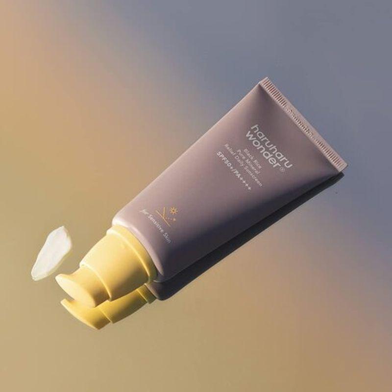 HARUHARU WONDER Солнцезащитный крем для лица Black Rice Pure Mineral Relief Daily Sunscreen 50 мл