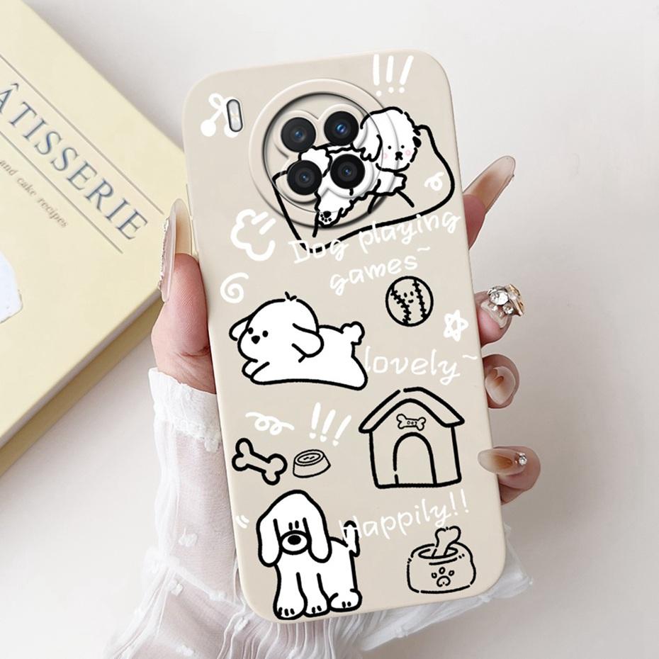 Lens Protective Case For Huawei Nova 8i NEN-L22 NEN-LX1 NEN-LX3 Cute Cartoon Soft Silicone Cover For Huawei Nova8i Phone Cases