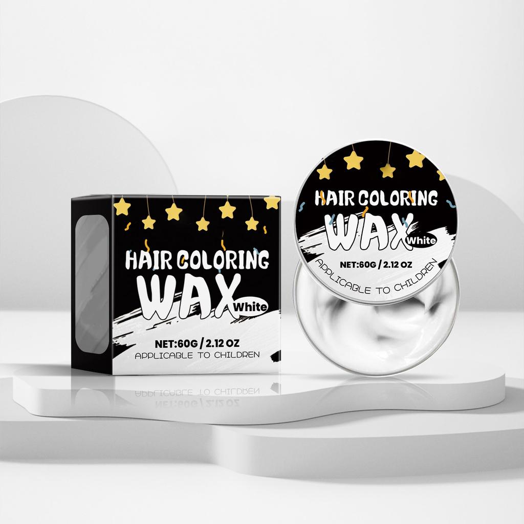 Детский воск для волос, временный воск для волос, натуральная окраска для причесок, для мужчин и женщин, для вечеринок, косплея, 60 г