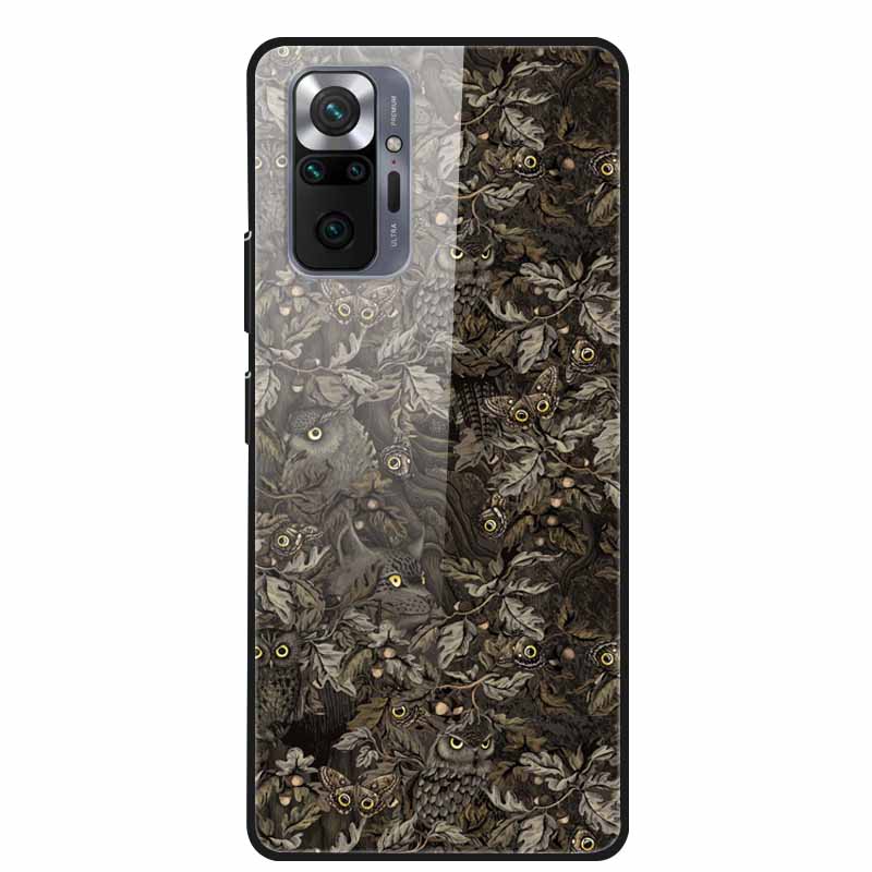 Цветная закаленная стеклянная крышка для чехла Xiaomi Redmi Note 10 Pro, жесткий противоударный Funda для чехлов Redmi Note10 / Note 10Pro, корпус
