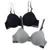 Sexy underwear Chang Lizi new product spot letter black cotton mold with steel ring fashion adjustment bra wholesale