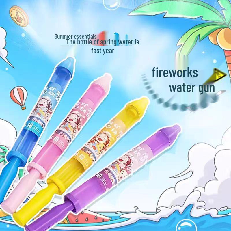 Водяной пистолет-насос большой емкости «Фейерверк» для детей - Креативная пляжная игрушка и забавный реквизит для фото