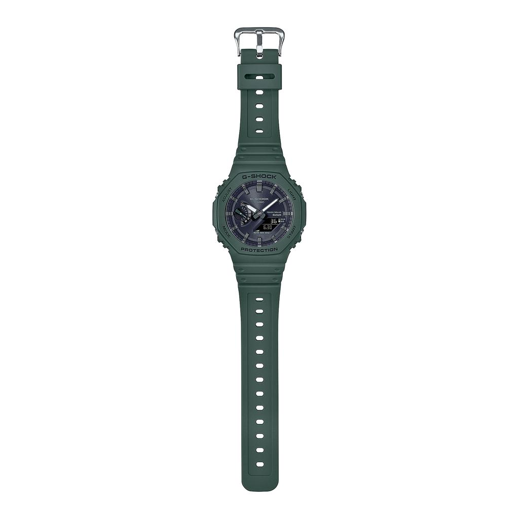 Casio Мужские кварцевые часы GA-B2100-3A из смолы, водонепроницаемые до 200 м, ударопрочные