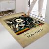 Vibrant Peace Love Harmony carpet floor mats Doormat Dormitory decoration Art Bathroom mat