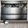 Industrial Tapestry Mechanical Gears Device Tapestry Steampunk Style Tapestry Wall Hanging Decor for Bedroom Living Room Dorm