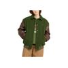 Timberland AF Leather Letterman Fashion Versatile Jacket Unisex Jackets Green A662K-EIN