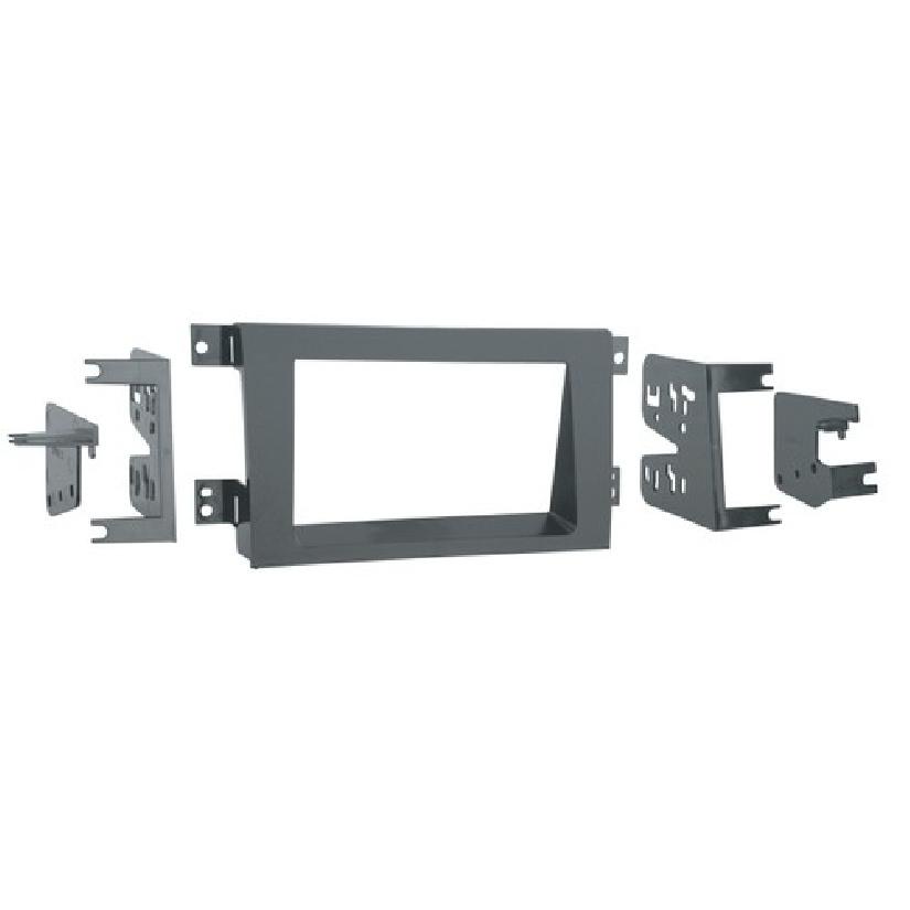 Fits Honda Ridgeline 2005-2008 Double DIN Harness Radio Dash Kit - Gray