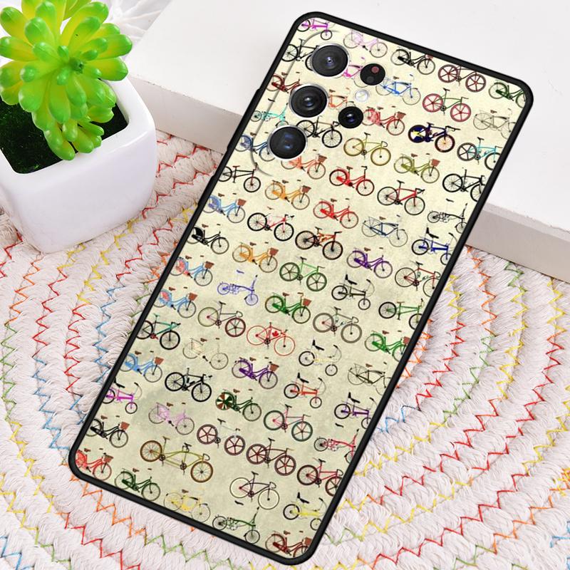 BIKE CYCLING art Phone Case for Samsung Galaxy note 10 pro S26 Ultra S23 S24 FE S25 S21 S22 PLUS shockproof Cove