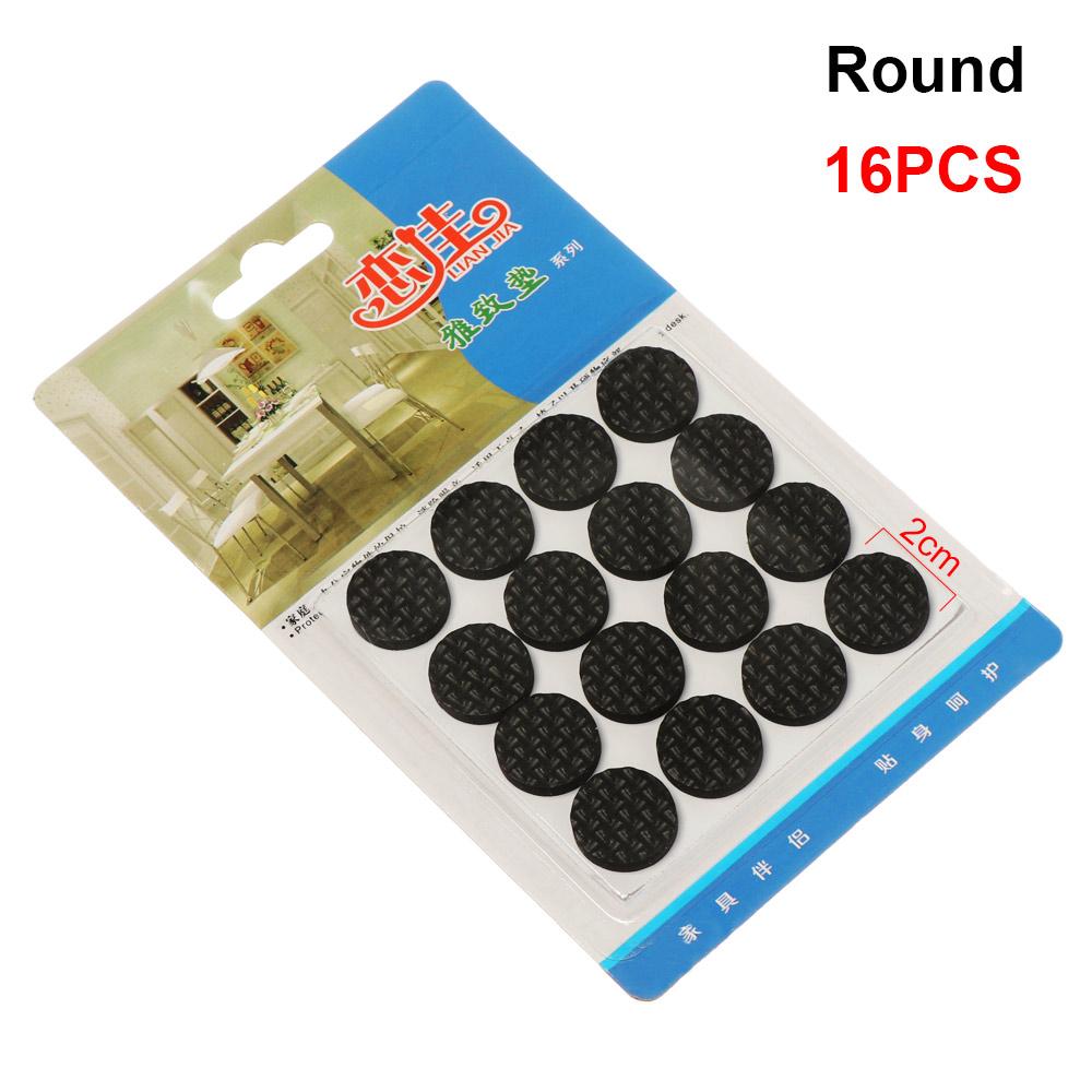 1-24PCS Anti Slip Bumper Damper Furniture Leg Feet Rug Felt Pads Thickening Self Adhesive Mat Chair Table Protector Anti Noisy