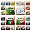 Football Painting Cool Bedding Cover Suit Unique Design Home Textiles King Single Size Newly Fashion Quilt Cover Bed Sets