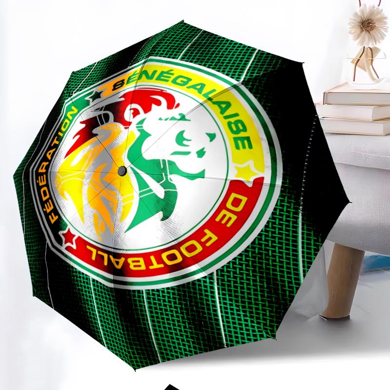 Senegal Fashionable Automatic Opening/Closing Folding Umbrella. Portable and Foldable, Ideal for Gift, Travel, and Daily Use.