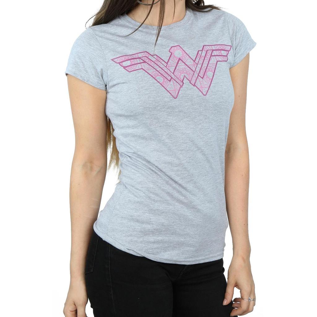 DC Comics Womens/Ladies Wonder Woman Mosaic Fill Cotton T-Shirt