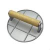 Aluminum Alloy Burger Press Grill Cooking Smasher Beef Meatballs Maker Ground Meat Masher Wooden