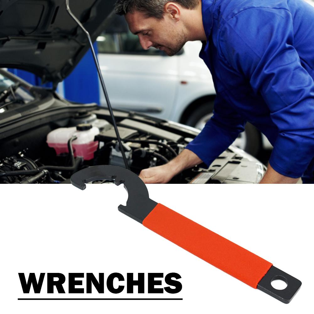 Ключ для корончатой гайки Регулируемый гаечный ключ Инструмент Стопорная гайка и Переустановка Аксессуары из высокоуглеродистой стали для велосипедов Трубопроводы