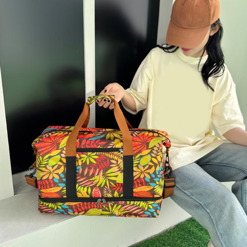 Дорожная спортивная сумка для багажа, портативная фитнес-сумка через плечо для женщин и мужчин, сумка для переноски на открытом воздухе, расширяемая сумка для багажа