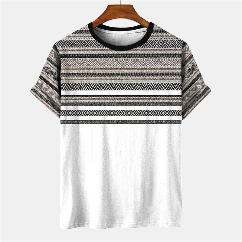 Модные футболки с графическим 3D-принтом в африканском этническом стиле для мужчин и женщин, футболка с коротким рукавом оверсайз в стиле Харадзюку, топ, детская одежда