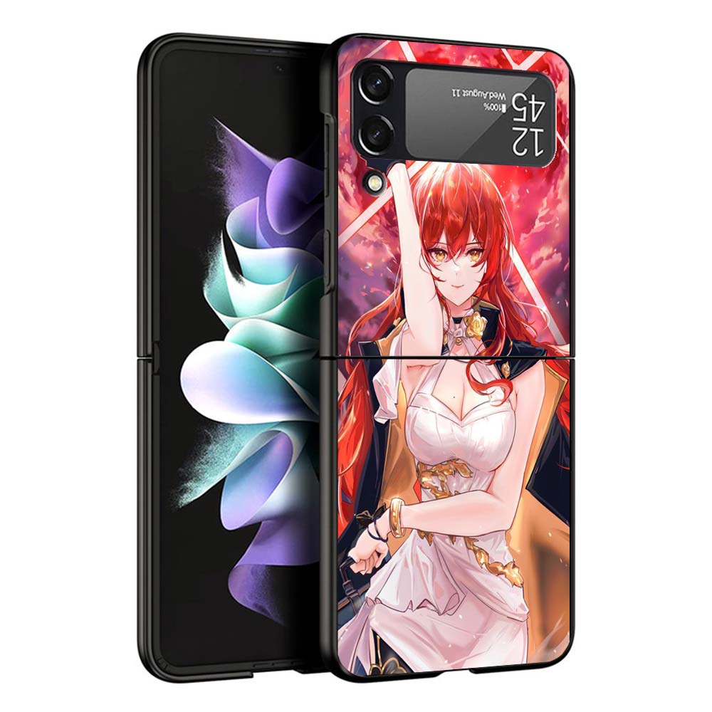 Чехол для телефона Honkai Star Rail Himeko для Samsung Galaxy Z Flip7 Flip6 5G Flip5 Flip4 Flip3 ZFlip 7 6 3 4 5 Ударопрочная задняя крышка G