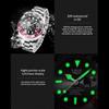 LIGE Fashion Men Watch Top Brand Luxury Stainless Steel Watches Waterproof Luminous Quartz Wristwatch