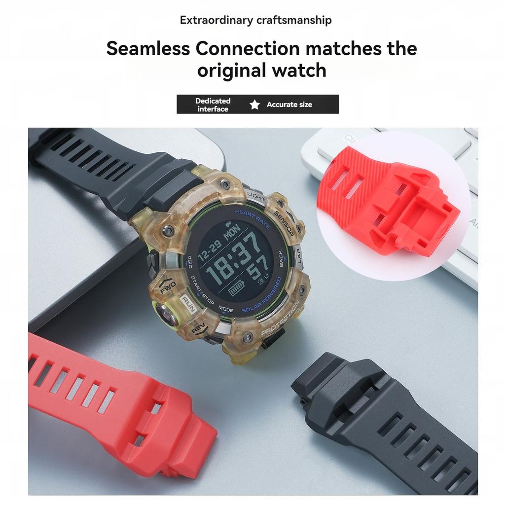 Для серии Casio G-SHOCK Резиновый ремешок для часов 3475 Cat Man GBD-H1000 GBDH1000 Замена Силиконовый спортивный ремешок для часов с инструментами