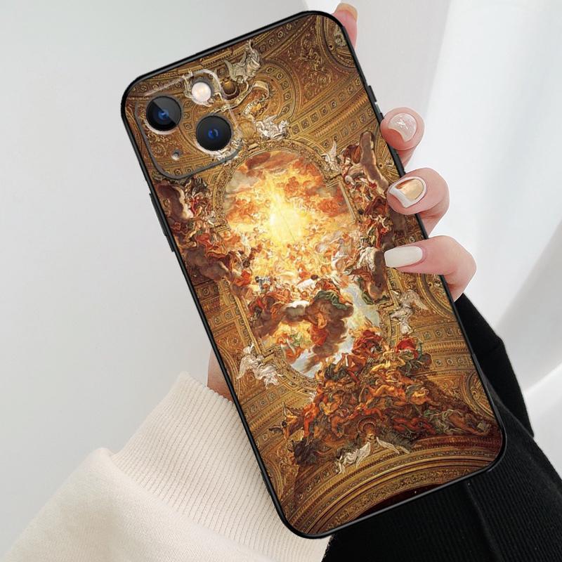 Чехол для телефона с картиной эпохи Возрождения для iPhone 17 Pro Max 15 14 13 11 12 16 Pro Max mini 15 16 Plus 16e 17 Air Cover