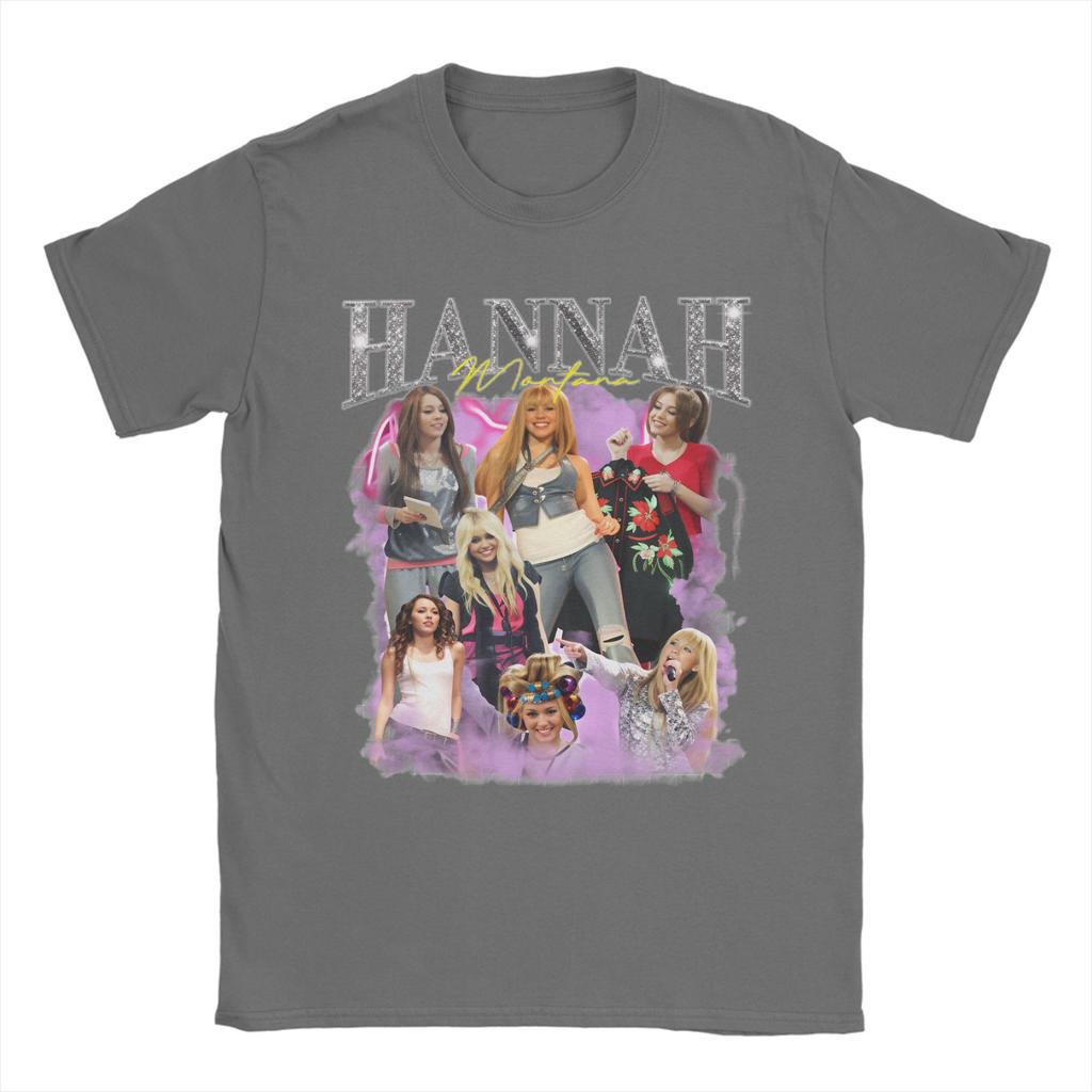 Harajuku TShirt Summer Hannahh Montanass Art Fashion T Shirts Cotton Tee Shirt for Unisexs Y2K Casual Short Sleeve Tops
