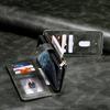 For iPhone 17 Pro Max Phone Case PU Leather Zipper Wallet Detachable Cover