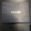 Used PRADA Saffiano Leather Key Case Navy