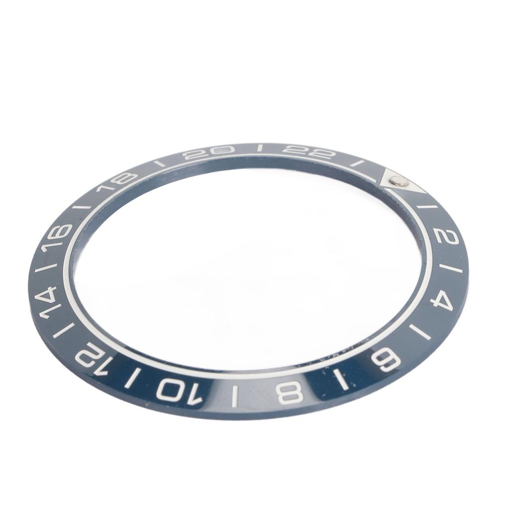 Ceramic Watch Bezel Ring Professional 41.5mm Watch Bezel Insert Replacement Parts Accessory for Watchmaker Blue Base