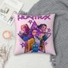 Band Girls Huntrix Kpop Demon Hunters Pillowcase Printing Polyester Cushion Cover Decorations Pillow Case Cover Car