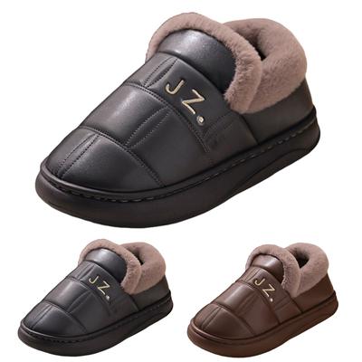 Теплая утепленная плюшевая походная обувь, женская и мужская зимняя обувь, нескользящая хлопковая обувь