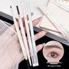 Double-Ended Ultra-Fine Retractable Eyebrow Pencil - Long-Lasting, Waterproof, Smudge-Proof for Natural Look