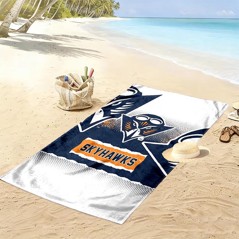 Tennessee Martin Skyhawks Print Beach Towel, Large Soft Quick Dry Towel for Beach Camping Swimming