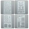 12pcs Stencil Set Planner DIY Drawing Template Journal Notebook Diary Scrapbook