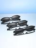 Anti-Uv Sunshade Sunglasses, Unisex Retro Versatile Style, High-End Sunglasses, Retro Black Frame Sunglasses