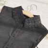 Chiffon Fake Collar Blouse, Versatile Decorative Fake Collar, Lace Fake Collar, White Shirt Collar, Inner Collar.