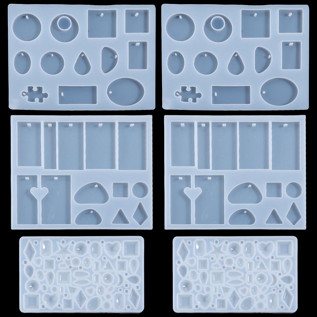 1 Pack Perforated Silicone Mold Break Apart Wax Melt Mould Easy Release Durable for DIY Crystal Dropper Handmade Jewelry