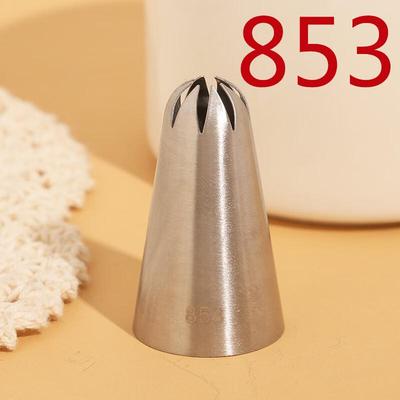 ZISIZ 853# Набор из 8 насадок из нержавеющей стали для кондитерского мешка