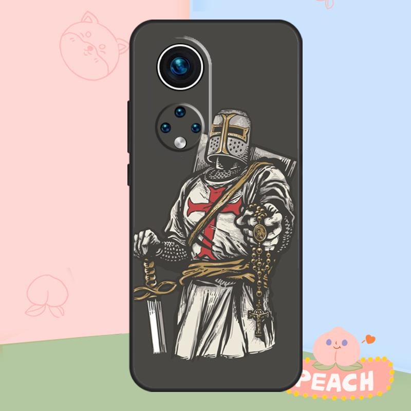Christian Templar Knights Case For Honor Magic 6 7 8 Pro Honor 400 200 50 70 90 Lite X8b X8c X9b X9c X9d Win RT Cover