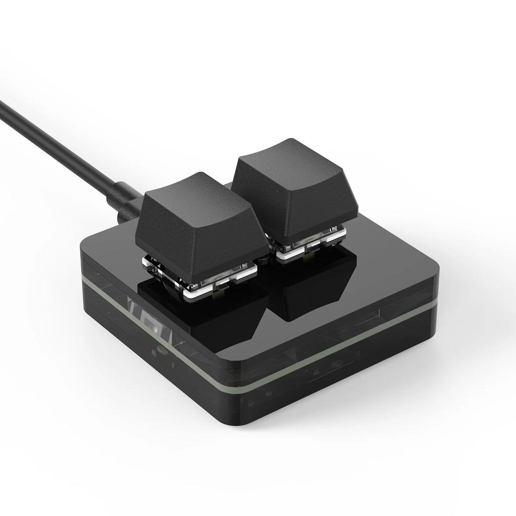 USB-C Настраиваемая клавиатура Мини Копировать Вставить 2 3 6 Клавиш Ручка со светодиодной RGB-подсветкой Механические Горячей замены Программируемые Макро-клавиатуры