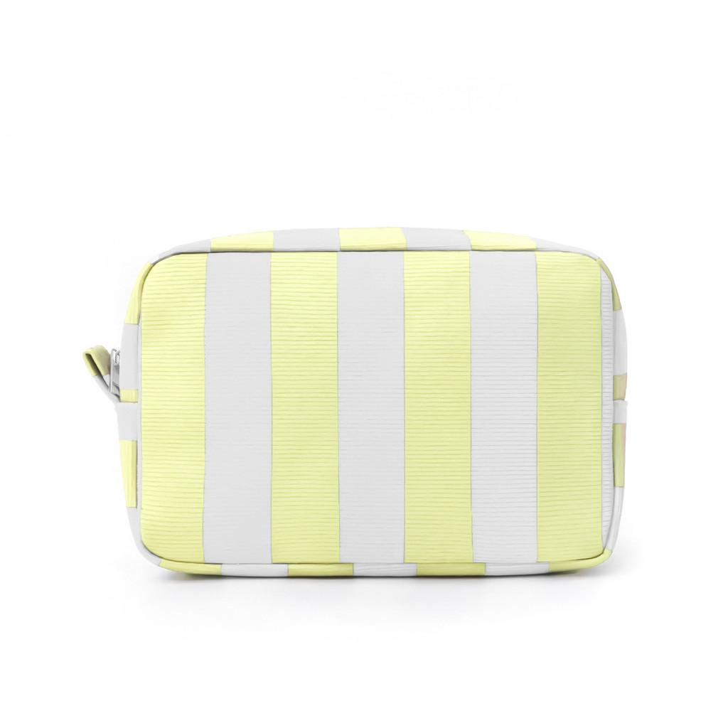 Minimalist Polyester Cosmetic Pouch With Colorblocked Design For Women And Men