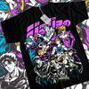 Футболка Jojo's Bizarre Adventure Аниме Манга Графический Дизайн Футболка Футболка Все Размеры Унисекс Футболка