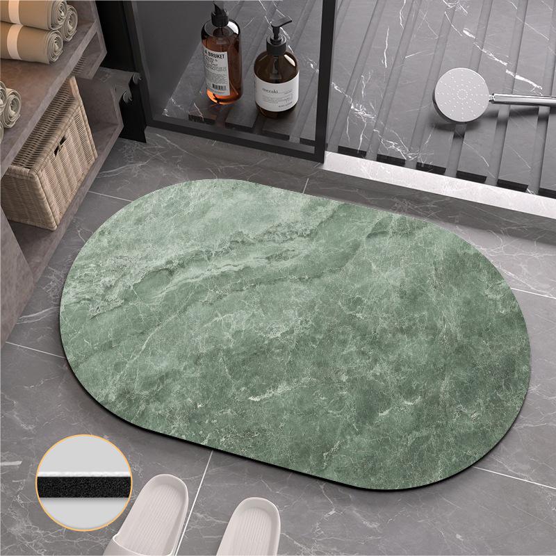 Коврик для туалета Nordic Marble Diatom Mud, быстросохнущий, впитывающий, для ног, нескользящий коврик для ванной комнаты