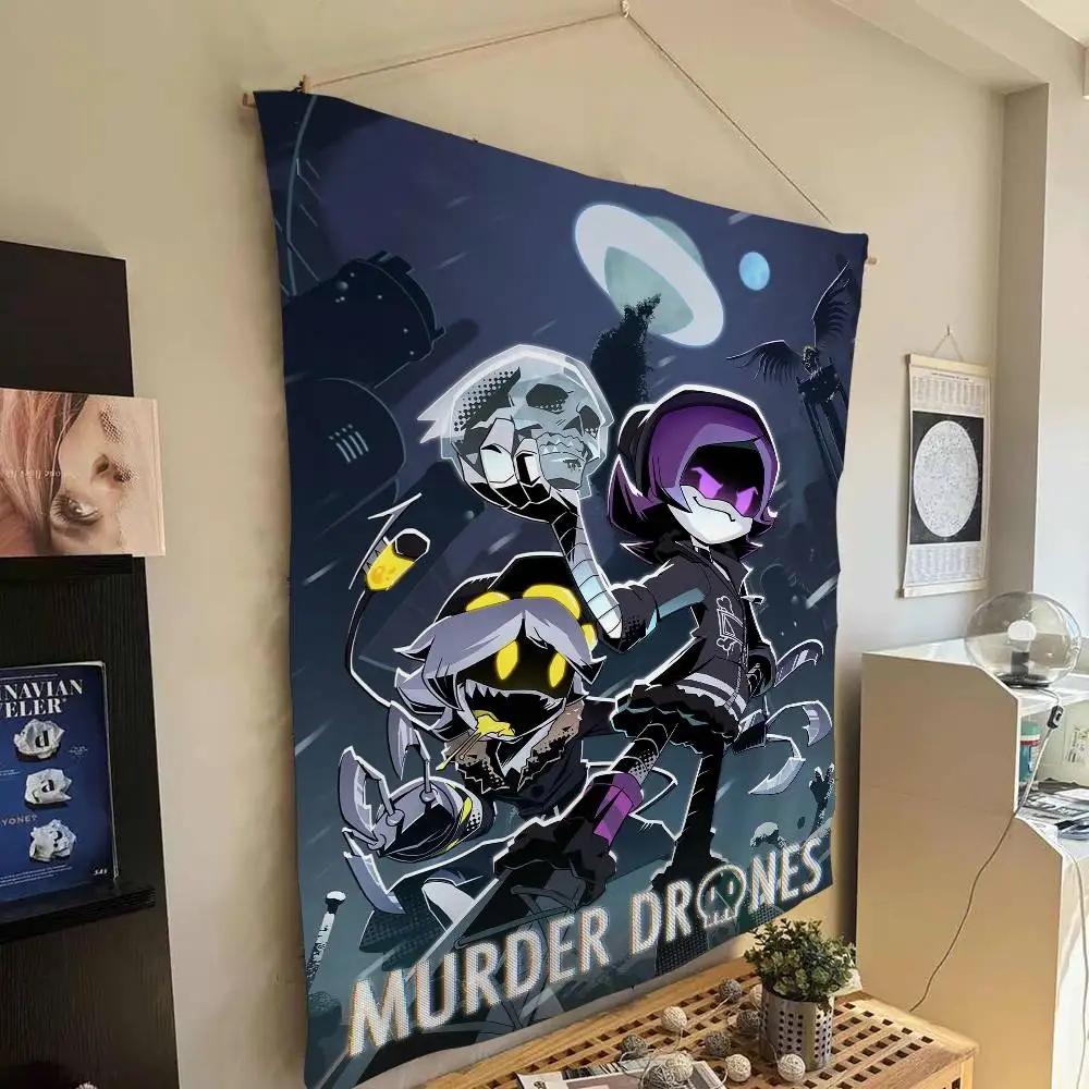 Anime Murder Drones Cartoon Tapestry Wall Hanging Decoration Household Home Decor