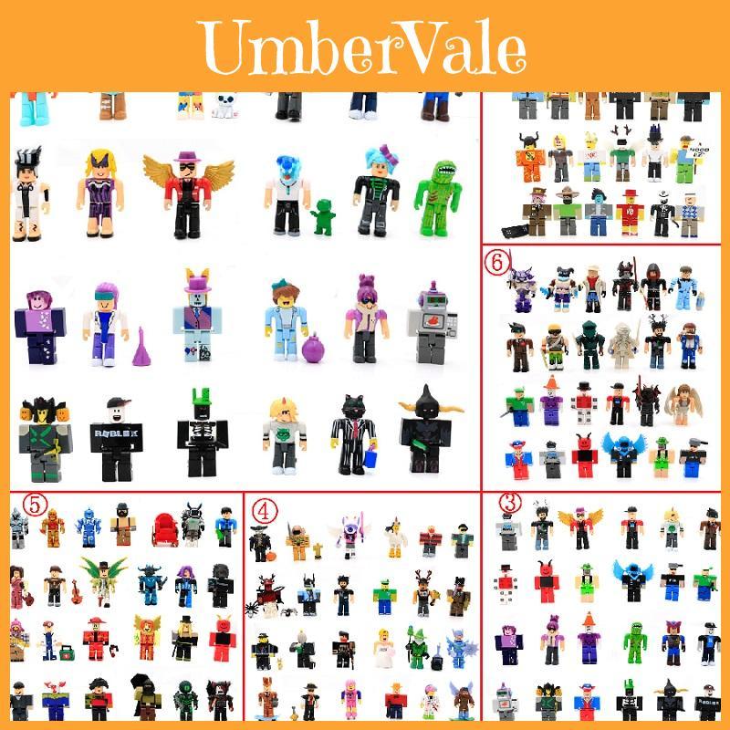 Красочный набор из 24 фигурок персонажей игр Roblox. Идеально подходит для коллекционеров и детей