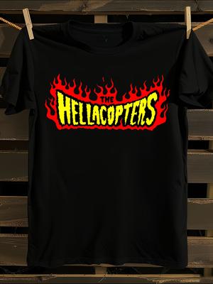 Футболка с логотипом The Hellacopters Flames