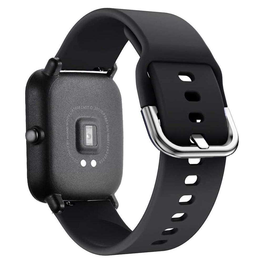 20 мм 22 мм ремешки для часов для Amazfit GTS/2/2e/4/3/GTS2 Mini/GTR 4/47 мм/GTR2/2e/3 спортивный силиконовый браслет Amazfit bip 6 5 3 U band